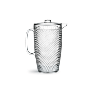 Jarra Diamante Crystal de Plástico com Tampa 3l - Niquelart