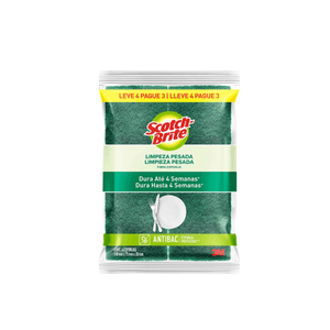Esponja Scotch Brite Multiuso 3M 4 Unidades