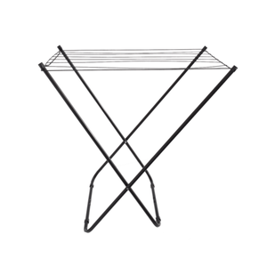 Varal de Chão Aço Nápoles Preto 97cm Black