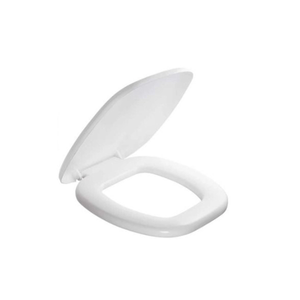 Assento Sanitário Almofadado Quadrado Plástico Branco