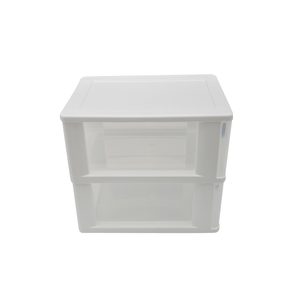 Gaveteiro Organizador 2 Gavetas Branco