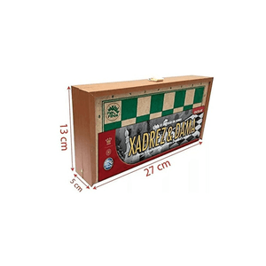 Jogo de Xadrez e Dama Pais & Filhos