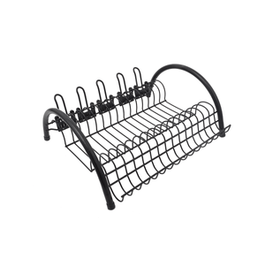 Escorredor de Louça Cama Paris com Porta Copo Preto