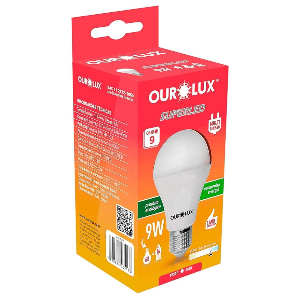 Kit com 5 Lampadas LED 50W Alta Potencia E27 - Avant, image size:1200x1200