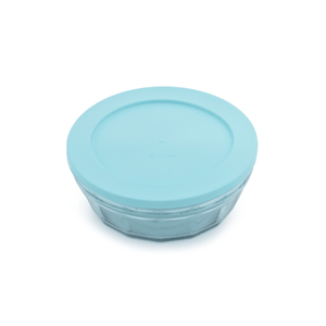 Tigela de Vidro Laguna com Tampa Plástica 1,5L