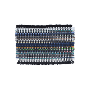 Tapete Retangular Trançado Artesanal 38x58cm