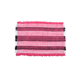 Tapete Retangular Trançado Artesanal 38x58cm