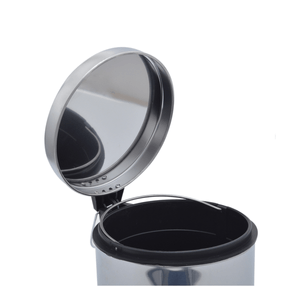Lixeira Redonda Aço Inox com Pedal 5L