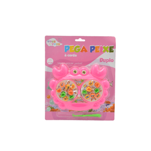 Kit Brinquedo Pega Peixe com Corda Dupla Sortido