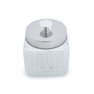 Porta Mantimento de Vidro com Tampa Metálica 800ml