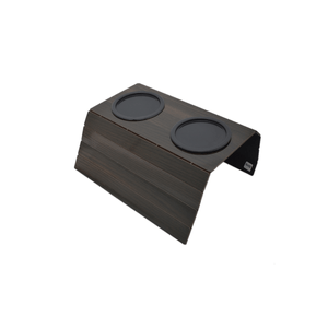 Esteira para Braço de Sofá com Porta Copo Tabaco Escuro