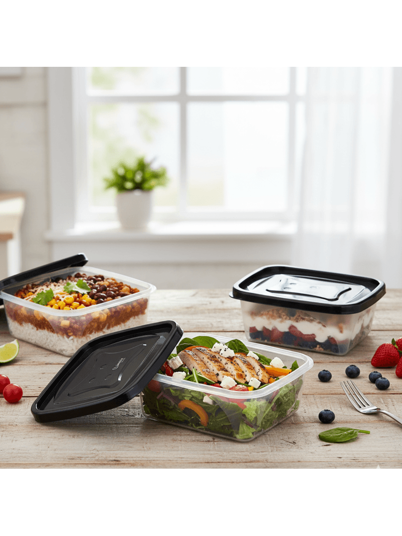 Maravilhas do Lar | Conjunto de 3 Potes Plásticos Vitória