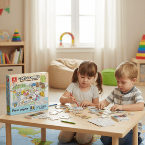 Quebra‑Cabeça Cozy & Comfy 30 peças - Brincadeira de Criança