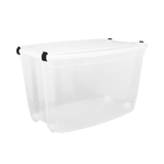 Kit 3 Caixas Organizadoras com Rodízio Alta 78L-1762354265140