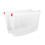 Kit 5 Caixas Organizadoras com Rodízio Alta 78L-1762354602509