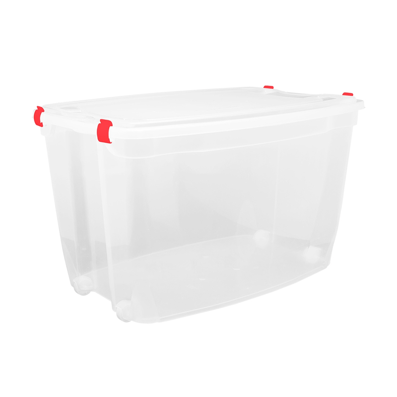 Kit 5 Caixas Organizadoras com Rodízio Alta 78L-1762354602509