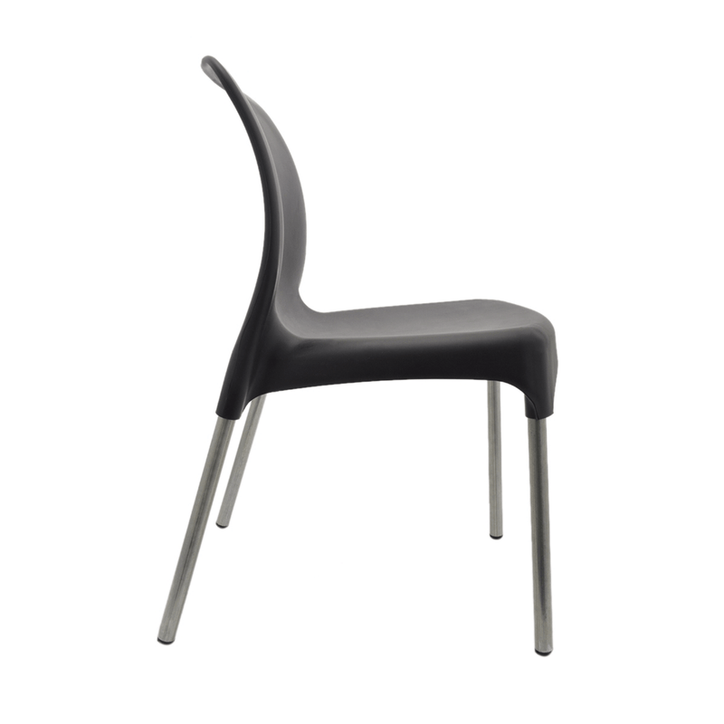 Kit Cadeira Sec Line Preta com 4 Unidades-1762355097695