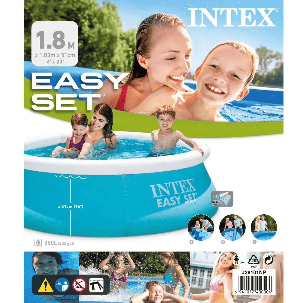 love＆pool Maravilhas do Lar | Piscina Inflável Intex Easy Set 880 Litros
