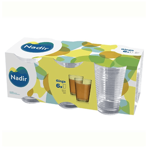 Jogo de Copos Ginga 265ml com 6 Unidades - Nadir Figueiredo