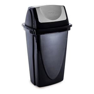 Lixeira Basculante com Tampa Ecoblack 11,8L - Plasútil