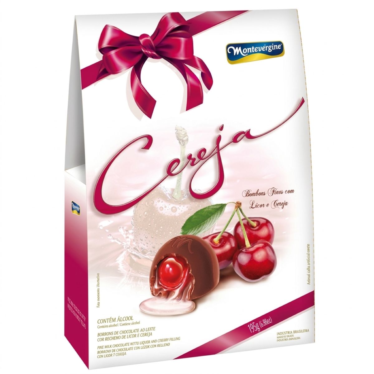 Bombom de Cereja e Licor 195g Montevergine | Maravilhas do Lar